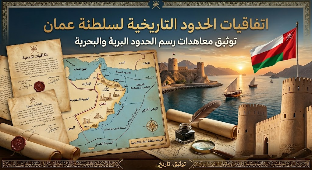 اتفاقيات الحدود التاريخية لسلطنة عُمان: توثيق معاهدات رسم الحدود البرية والبحرية