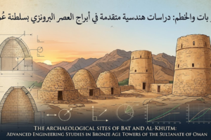 آثار بات والخطم: دراسات هندسية متقدمة في أبراج العصر البرونزي بسلطنة عُمان
