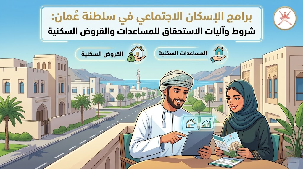 برامج الإسكان الاجتماعي في سلطنة عُمان: شروط وآليات الاستحقاق للمساعدات والقروض السكنية