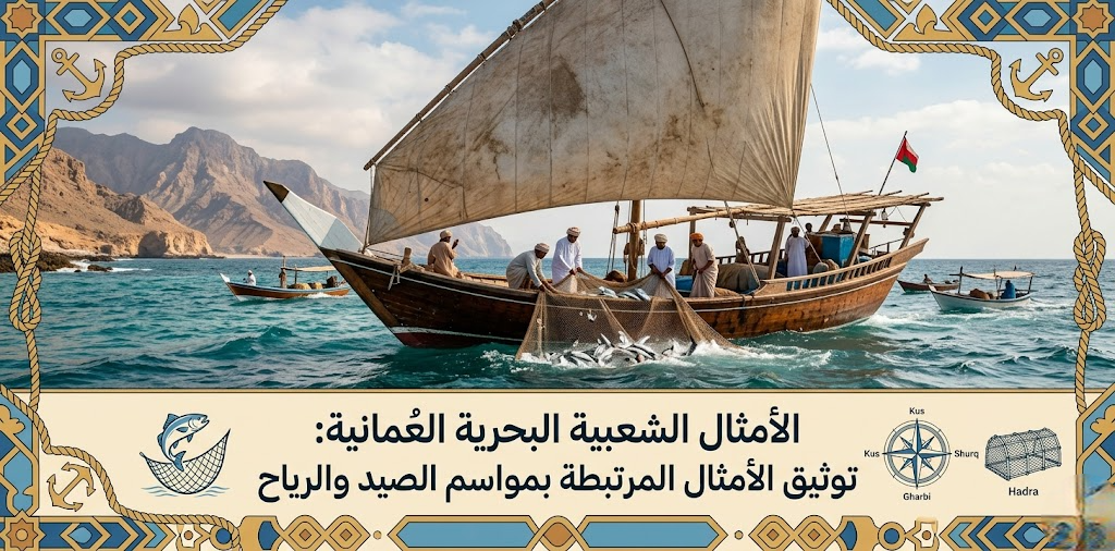 الأمثال الشعبية البحرية العُمانية: توثيق الأمثال المرتبطة بمواسم الصيد والرياح