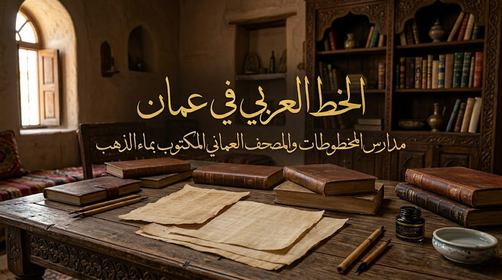 الخط العربي في عُمان: مدارس المخطوطات والمصحف العماني المكتوب بماء الذهب