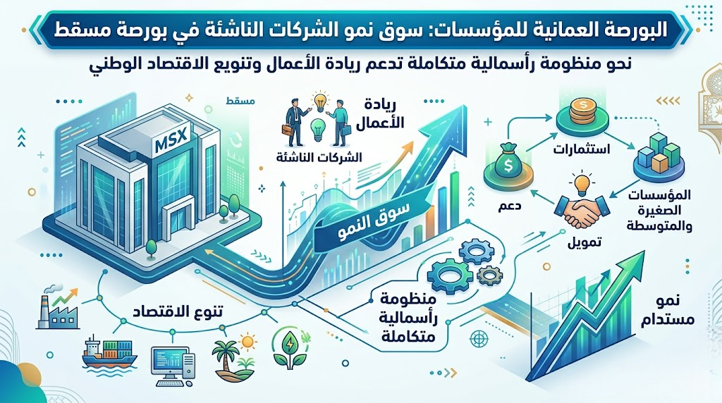 البورصة العمانية للمؤسسات: سوق نمو الشركات الناشئة في بورصة مسقط