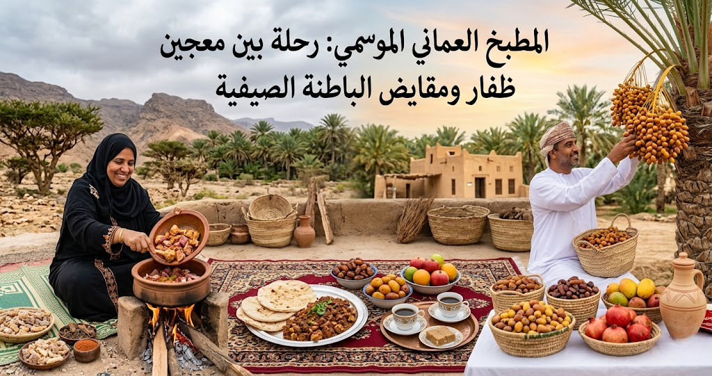 المطبخ العماني الموسمي: رحلة بين معجين ظفار ومقايض الباطنة الصيفية