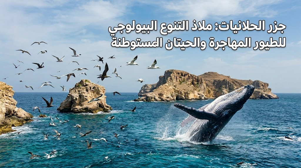 جزر الحلانيات: ملاذ التنوع البيولوجي للطيور المهاجرة والحيتان المستوطنة