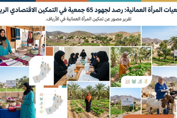 جمعيات المرأة العمانية: رصد لجهود 65 جمعية في التمكين الاقتصادي الريفي