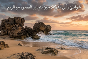شواطئ رأس مدركة: حين تتحاور الصخور مع الريح