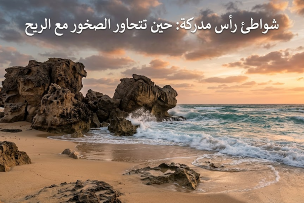 شواطئ رأس مدركة: حين تتحاور الصخور مع الريح