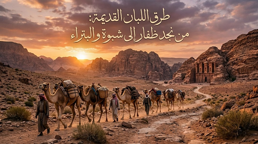 طرق اللبان القديمة: من نجد ظفار إلى شبوة والبتراء