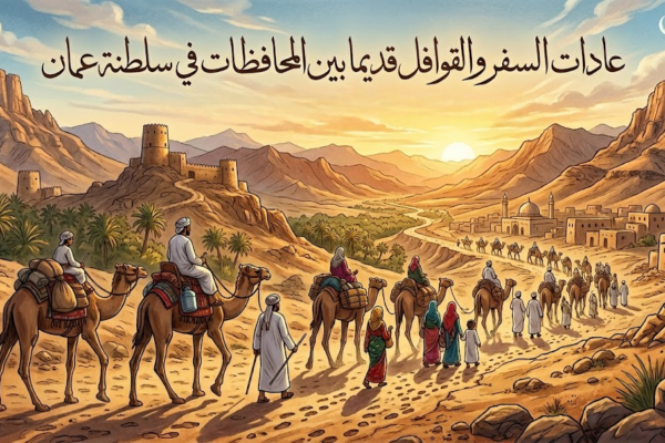 عادات السفر والقوافل قديماً بين المحافظات في سلطنة عمان