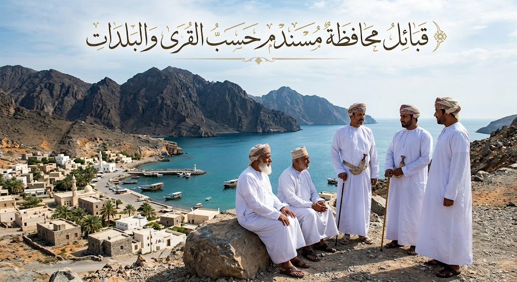 قبائل محافظة مسندم حسب القرى والبلدات
