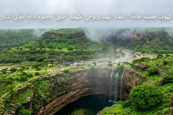 كهوف هضبة طاقة: النظام الهيدرولوجي لكهف “طيق” وحفرة إذابة طوي أعتير