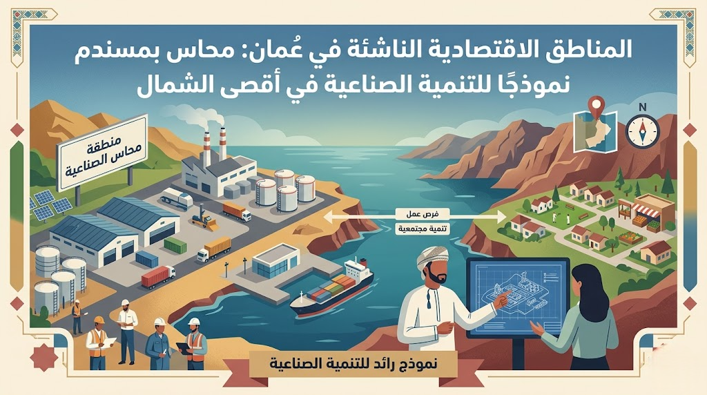 المناطق الاقتصادية الناشئة في عُمان: محاس بمسندم نموذجًا للتنمية الصناعية في أقصى الشمال