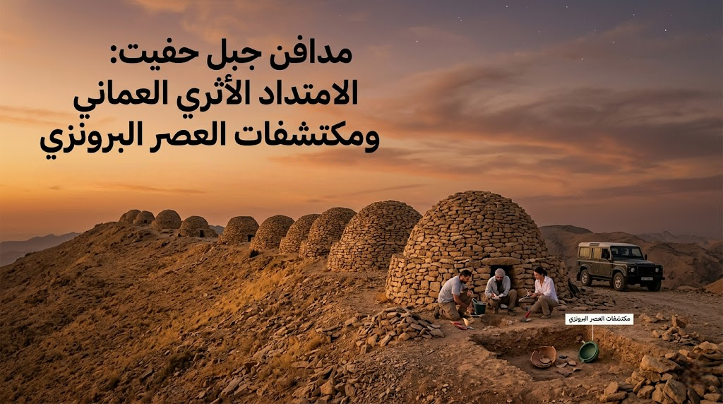 مدافن جبل حفيت: الامتداد الأثري العماني ومكتشفات العصر البرونزي