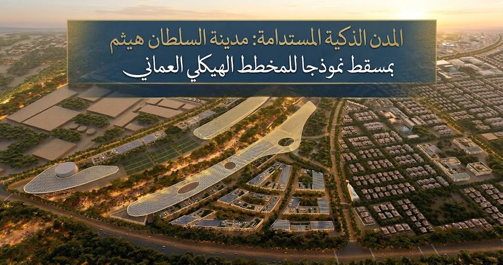 المدن الذكية المستدامة: مدينة السلطان هيثم بمسقط نموذجًا للمخطط الهيكلي العُماني