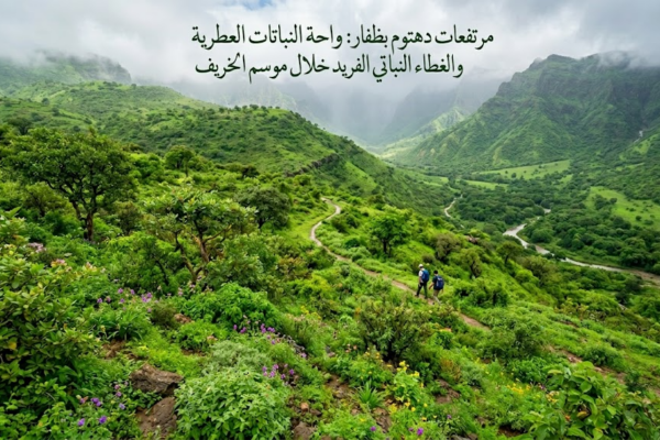 مرتفعات دهتوم بظفار: واحة النباتات العطرية والغطاء النباتي الفريد خلال موسم الخريف