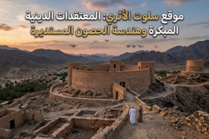 موقع سلوت الأثري: المعتقدات الدينية المبكرة وهندسة الحصون المستديرة