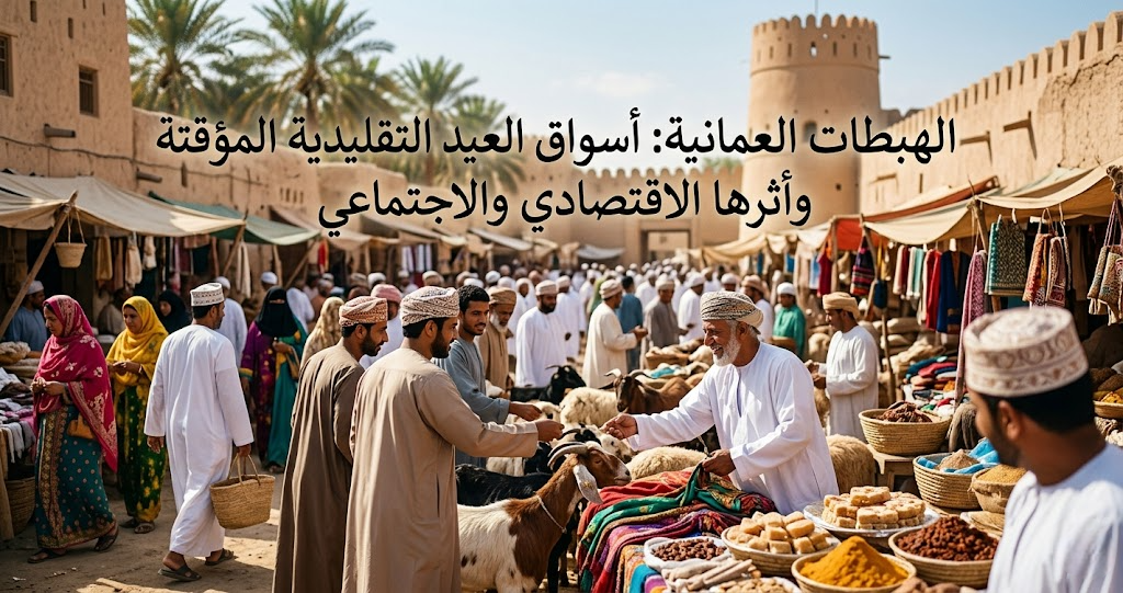 الهبطات العمانية: أسواق العيد التقليدية المؤقتة وأثرها الاقتصادي والاجتماعي