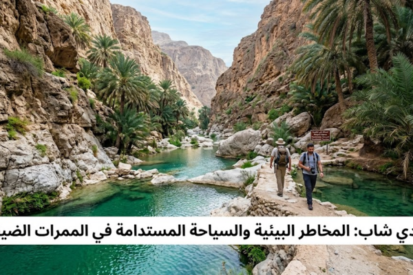 وادي شاب: المخاطر البيئية والسياحة المستدامة في الممرات الضيقة