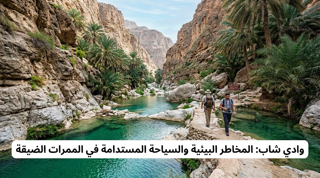 وادي شاب: المخاطر البيئية والسياحة المستدامة في الممرات الضيقة
