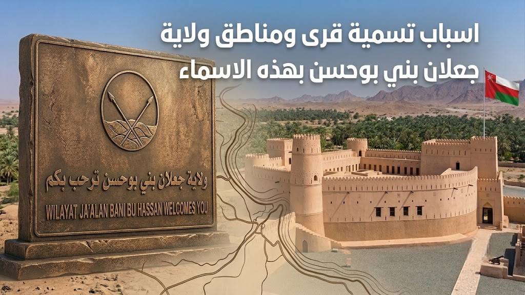 اسباب تسمية قرى ومناطق جعلان بني بو حسن بهذه الاسماء