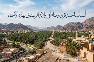 اسباب تسمية قرى ومناطق ولاية الرستاق بهذه الاسماء