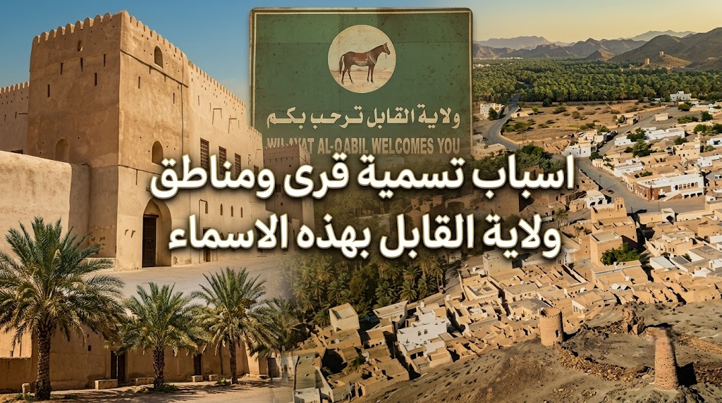 اسباب تسمية قرى ومناطق ولاية القابل بهذه الاسماء