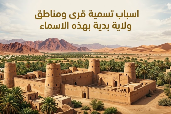 اسباب تسمية قرى ومناطق ولاية بدية بهذه الاسماء