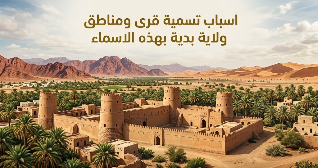 اسباب تسمية قرى ومناطق ولاية بدية بهذه الاسماء