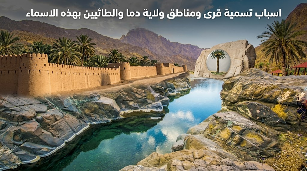 اسباب تسمية قرى ومناطق ولاية دما والطائيين بهذه الاسماء