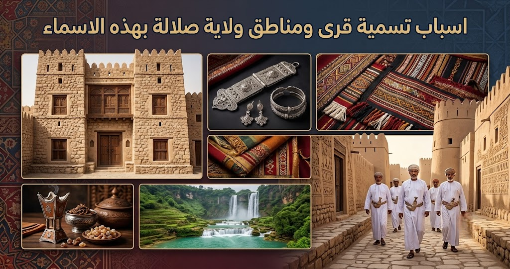 اسباب تسمية قرى ومناطق ولاية صلالة بهذه الاسماء