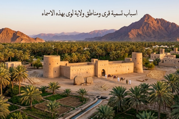 اسباب تسمية قرى ومناطق ولاية لوى بهذه الاسماء
