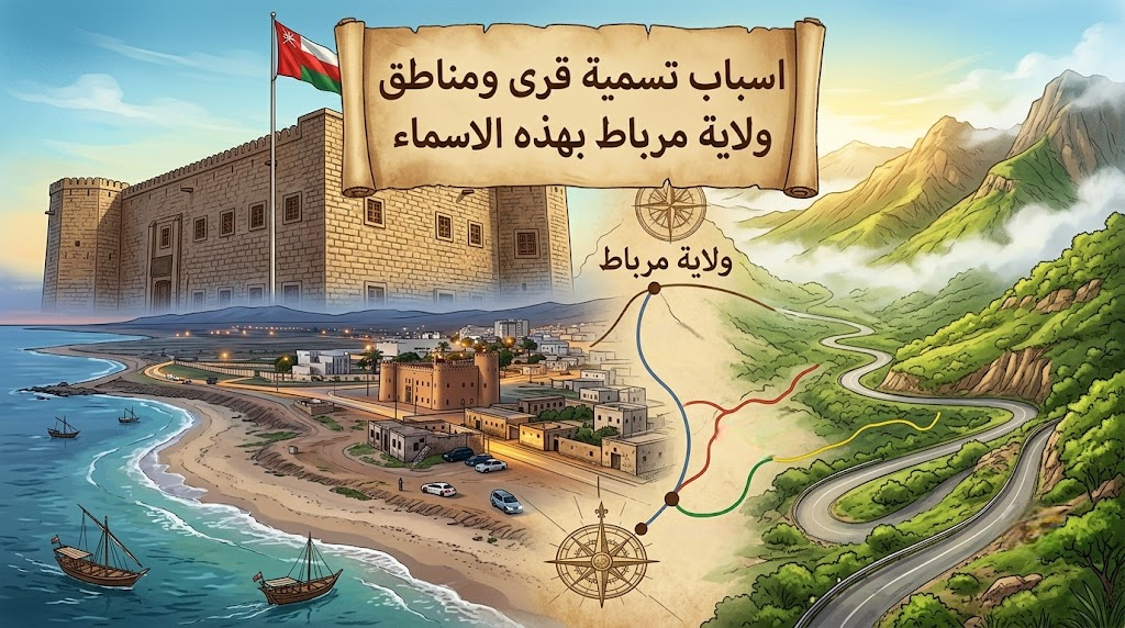 اسباب تسمية قرى ومناطق ولاية مرباط بهذه الاسماء