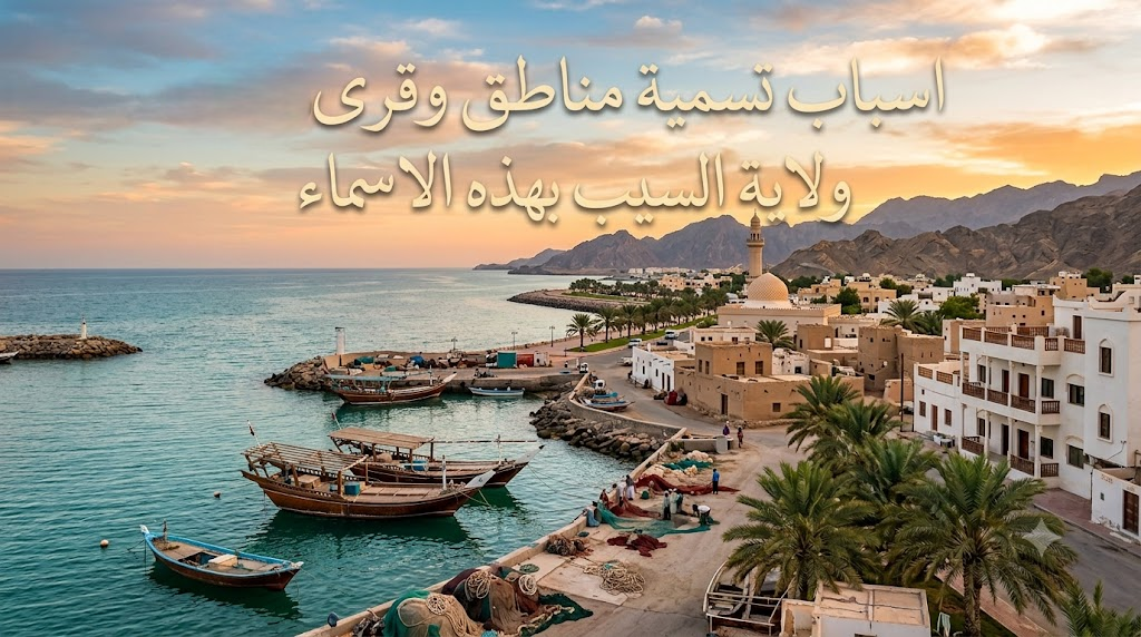 اسباب تسمية مناطق وقرى ولاية السيب بهذه الاسماء
