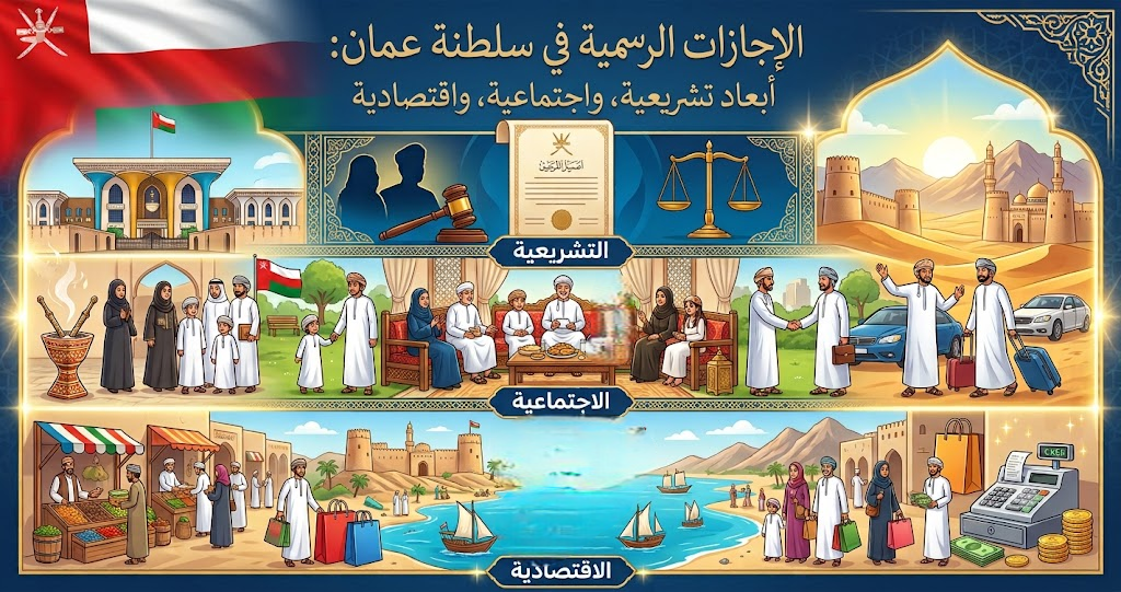 الإجازات الرسمية في سلطنة عمان: أبعاد تشريعية، واجتماعية، واقتصادية