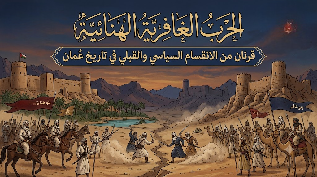 الحرب الغافرية الهنائية: قرنان من الانقسام السياسي والقبلي في تاريخ عُمان