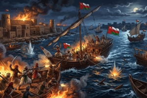 تحرير العمانيون للبحرين من النفوذ الفارسي