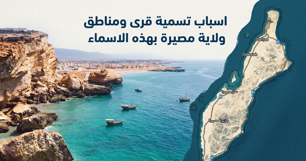 اسباب تسمية قرى ومناطق ولاية مصيرة بهذه الاسماء
