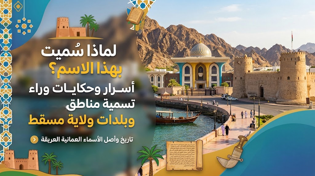 اسباب تسمية مناطق وبلدات ولاية مسقط بهذه الاسماء