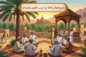 توزيع قبائل ولاية ابرا حسب القرى والبلدات