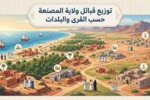 توزيع قبائل ولاية المصنعة حسب القرى والبلدات