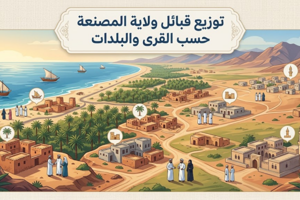 توزيع قبائل ولاية المصنعة حسب القرى والبلدات