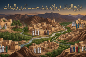 توزيع القبائل في ولاية بدبد حسب القرى والبلدات