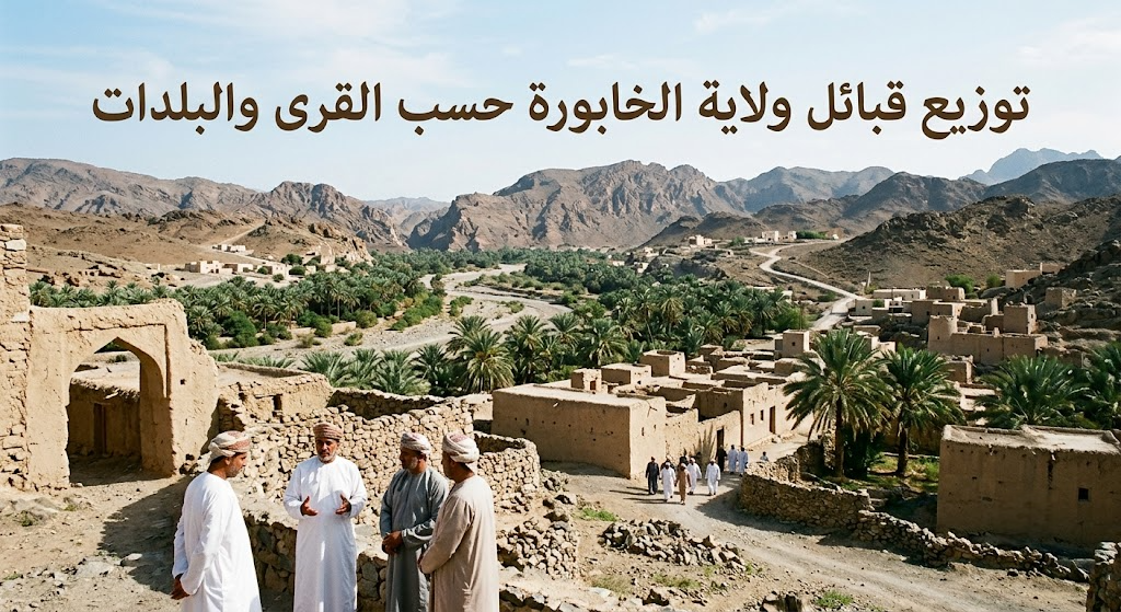 توزيع قبائل ولاية الخابورة حسب القرى والبلدات