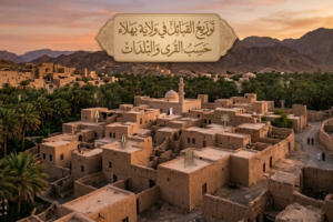 توزيع قبائل ولاية بهلاء حسب القرى والبلدات