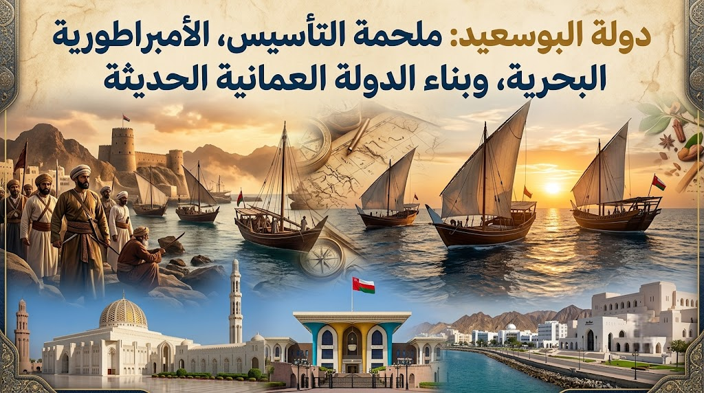 دولة البوسعيد: ملحمة التأسيس، الأمبراطورية البحرية، وبناء الدولة العمانية الحديثة