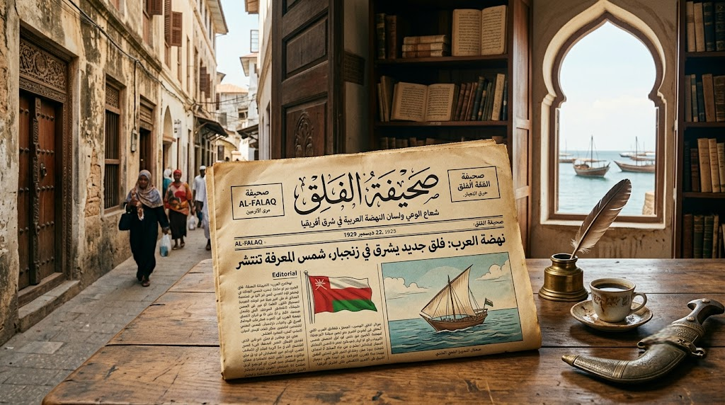 صحيفة الفلق العمانية: شعاع الوعي ولسان النهضة العربية في شرق أفريقيا