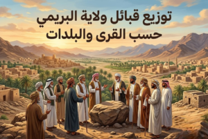 توزيع قبائل ولاية البريمي حسب القرى والبلدات