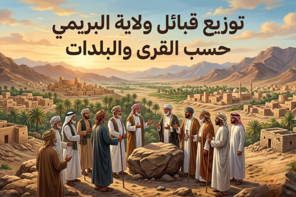 توزيع قبائل ولاية البريمي حسب القرى والبلدات