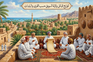 توزيع القبائل حسب قرى وبلدات ولاية السويق