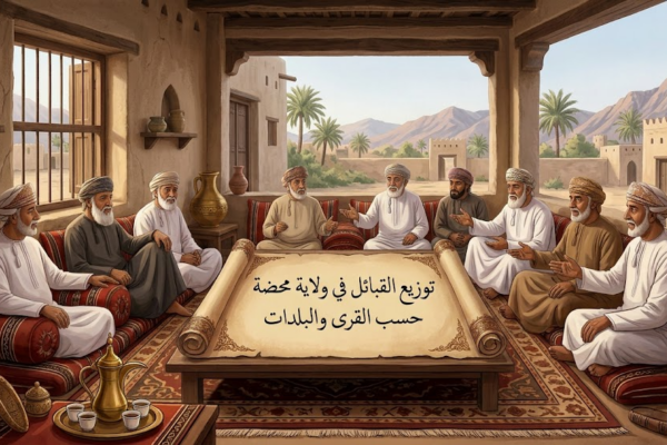 توزيع القبائل في ولاية محضة حسب القرى والبلدات